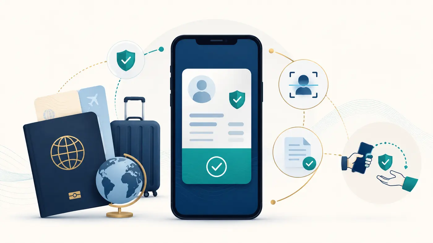 Digital ILR eVisa linked to identity, passport, travel and secure status sharing
